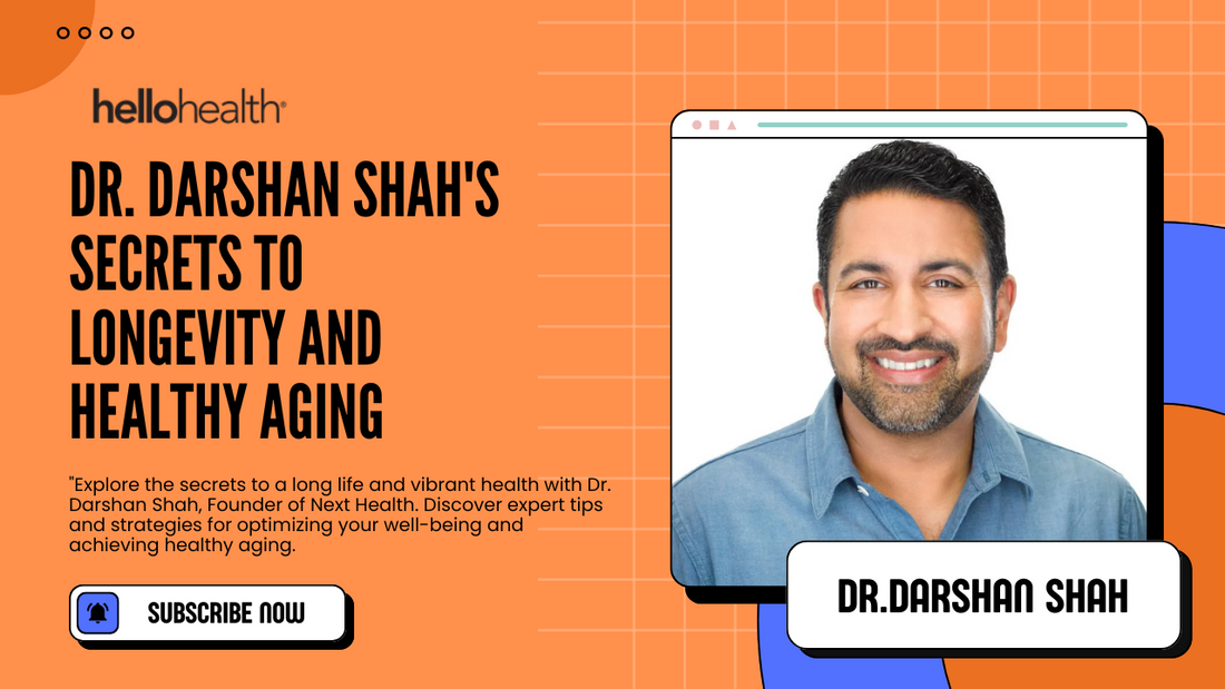 Darshan Shah MD, Founder of Next Health, on Functional Health and Simple Steps to Longevity with Pamela Wirth