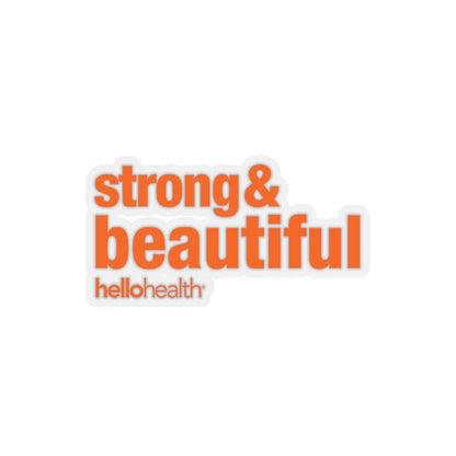 strong & beautiful Sticker