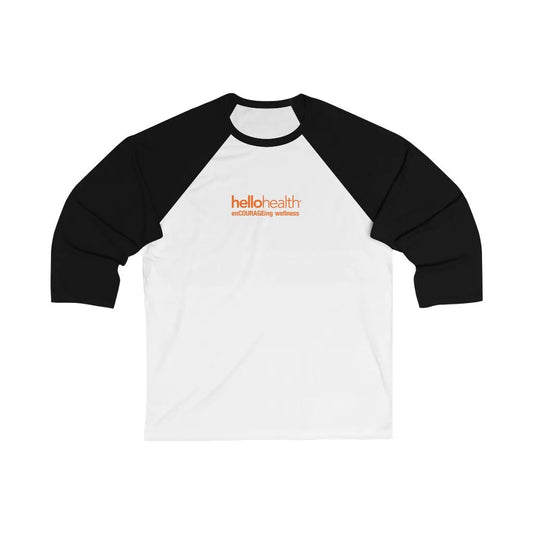 hellohealth 3\4 Sleeve Baseball Tee