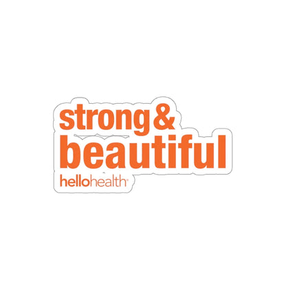 strong & beautiful Sticker