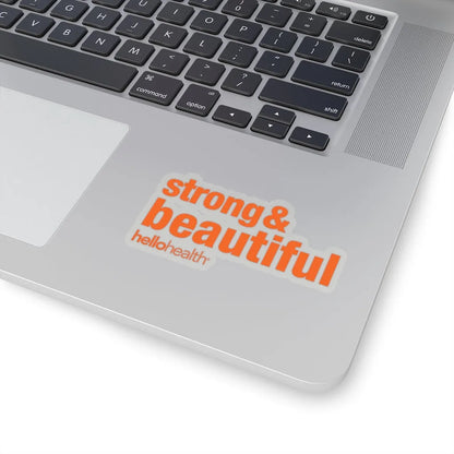 strong & beautiful Sticker