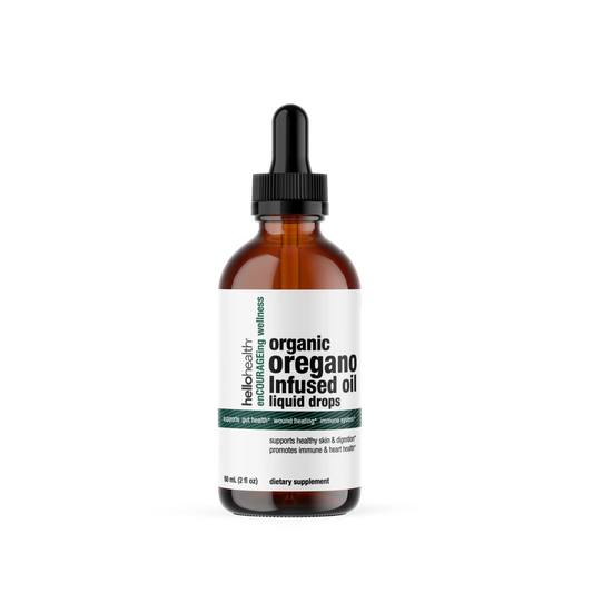 Organic Oregano Infused Oil Liquid Drops