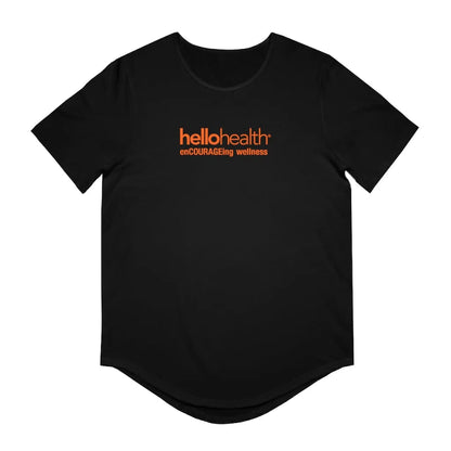 hellohealth Jersey Curved Hem Tee